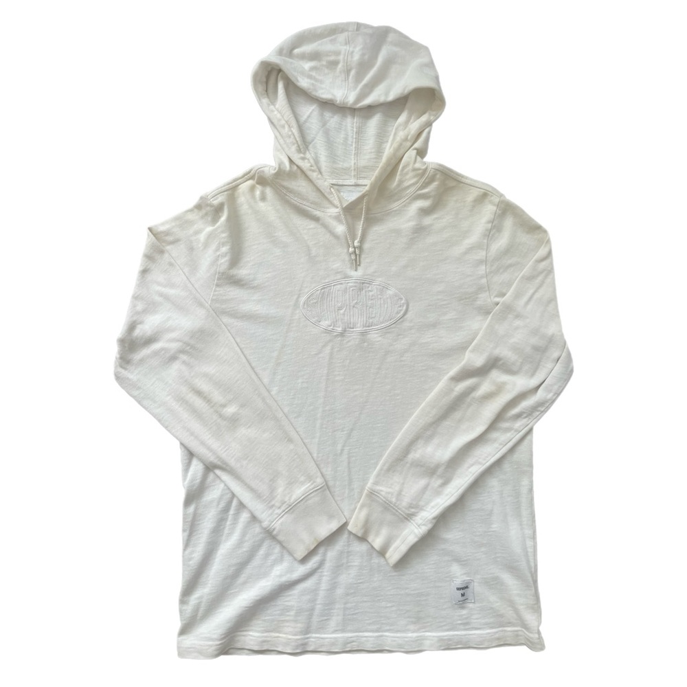 SUPREME WARP LOGO HOODED LONG-SLEEVE